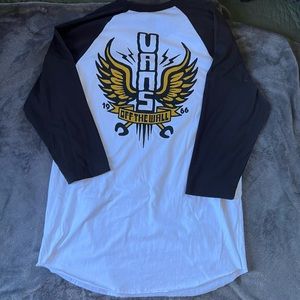 VANS 3/4 sleeve New With Tags